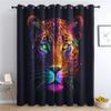 Leopard Colorful Cheetah Blackout Curtains, 2-Piece Set, 102.4 x 55.1 in view 2