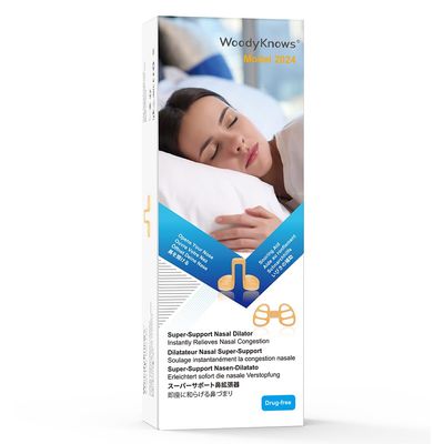 WoodyKnows Super-Support Nasal Dilator, Soft Model, XS 4-Pack