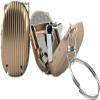 loutlo Mini Nail Clipper Keychain, Gold view 1