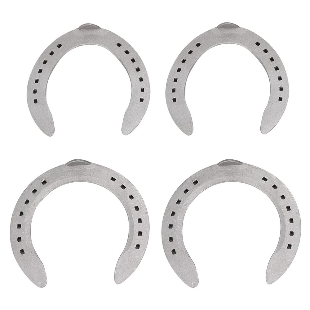 JTLB Aluminum Alloy Horseshoe Set, 4-Piece, Size 4