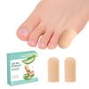 Welnove Silicone Toe Caps and Protectors, 8-Pack, Small, Beige view 1