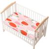 Treer Baby Fitted Sheet with Elastic, Strawberry, 1.85 x 51 x 10 cm view 3