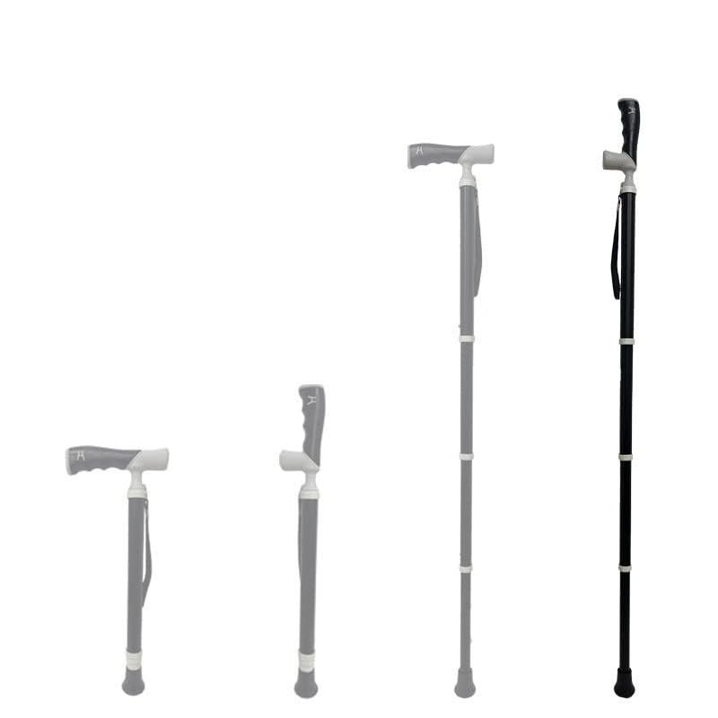 Portable Titanium Alloy Telescoping Climbing Walking Cane
