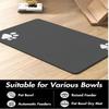 Xisnuient Non-Slip Absorbent Pet Feeding Mat, 50 x 80 cm, Green view 4