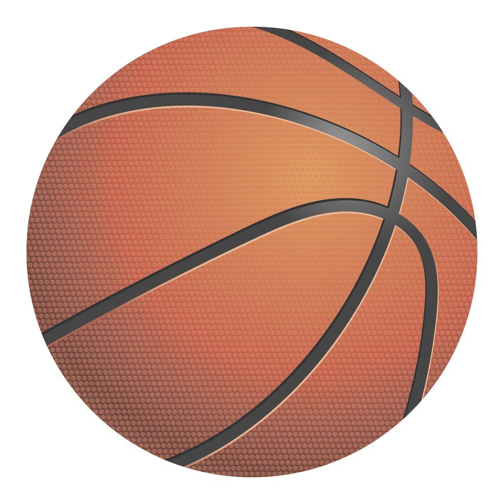 Dekora Basketball Edible Wafer Cake Topper, 20 cm