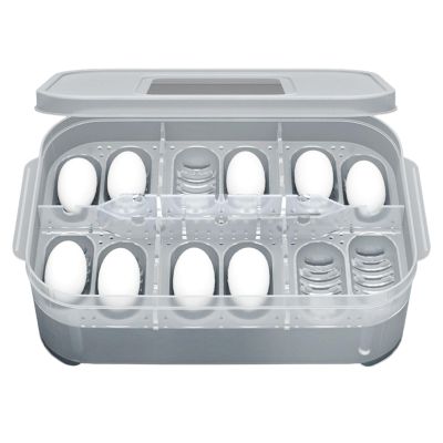 12-Cavity Egg Incubator Tray for Chicken Eggs