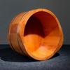 Oak Wood Foot Massage Bath Barrel with Lid view 3