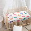 Morbuy Baby Crib Fitted Sheet, Paw Print Series, 90 x 55 cm, Multicolor view 3