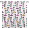 ANHOPE Colorful Umbrella Blackout Curtains, Thermal Room-Darkening Drapes, 2-Piece Set, 138 x 132 cm view 1