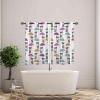ANHOPE Colorful Umbrella Blackout Curtains, Thermal Room-Darkening Drapes, 2-Piece Set, 138 x 132 cm view 3