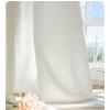 Bishilin White Grommet Curtains, 2-Piece Set, 107 x 244 cm view 2