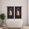 ANHOPE Unicorn Flower Moon Stars Blackout Curtains, 2-Piece Set, 63 x 52 in view 3