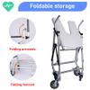 Shower Chair with Wheels for Seniors and People with Disabilities, 120 kg Capacity view 3