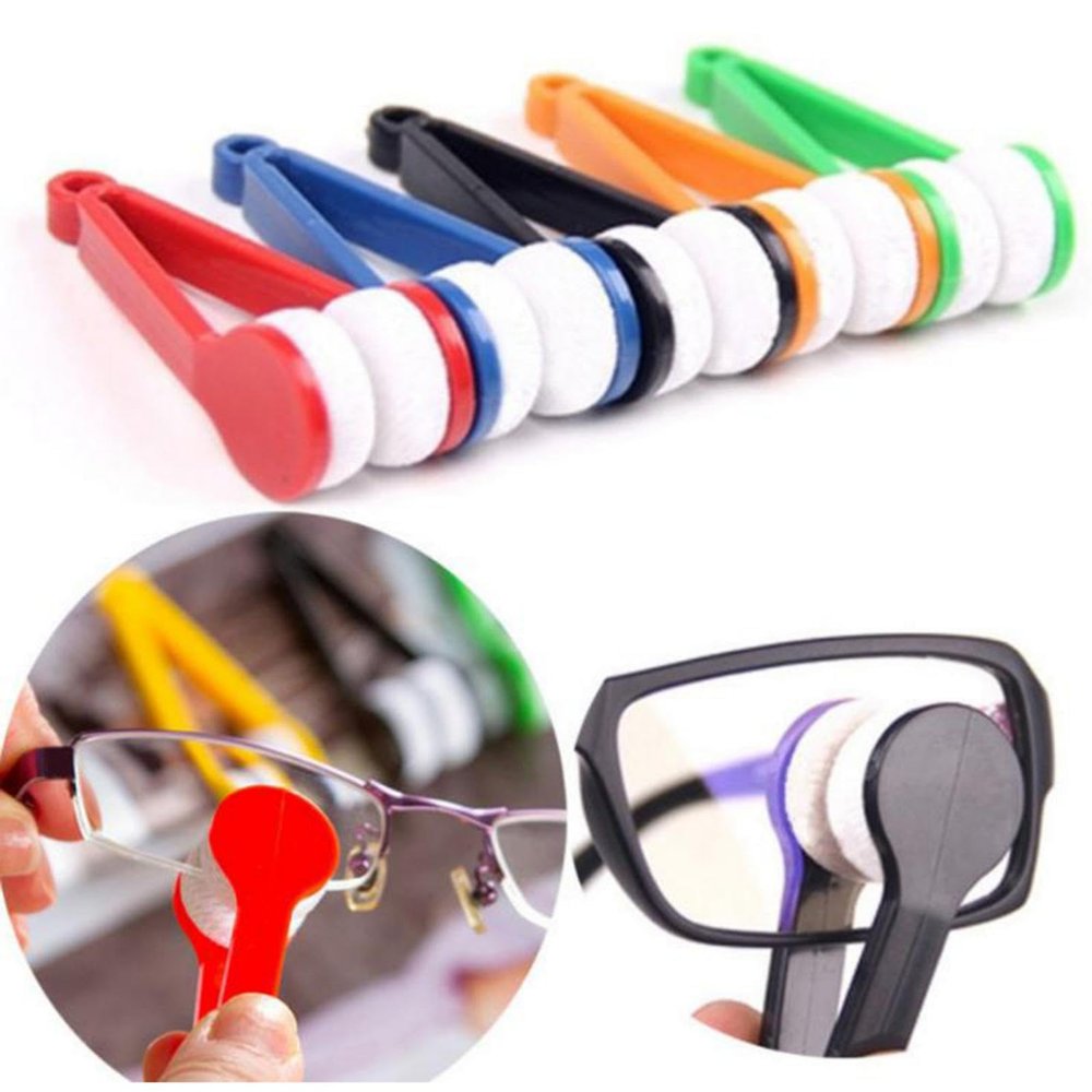 8-Pack Eyeglass Cleaners | Microfiber Cleaning Brushes