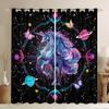 Homemissing Unicorn Horse Window Curtains, 72 x 46 in view 1