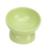 Raised Ceramic Cat Bowls, Angled Food and Water Bowls view 1