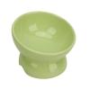 Raised Ceramic Cat Bowls, Angled Food and Water Bowls view 4
