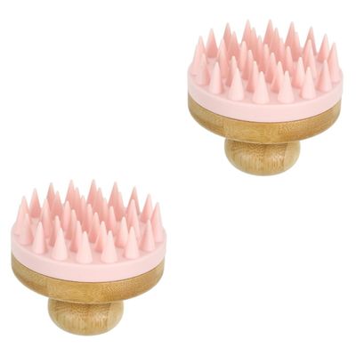 Healeved 2-Piece Cute Shampoo Scalp Massage Brush