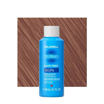 Goldwell Colorance Gloss Tones 8GPk Cherry Blossom, 60 mL – Demi-Permanent Color