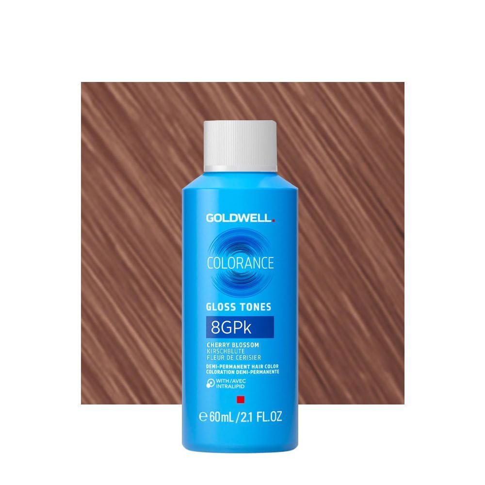 Goldwell Colorance Gloss Tones 8GPk Cherry Blossom, 60 mL – Demi-Permanent Color