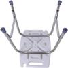 XCSCUK Height-Adjustable Stainless Steel Shower Chair for Older Adults view 4