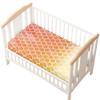 Morbuy Baby Crib Fitted Sheet, Scale Pattern, Microfiber, Orange, 160 x 80 cm view 4