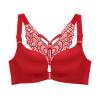 Fat MM Front-Buckle Wire-Free Seamless Push-Up Bra view 3