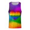 Duohropke Rainbow Men's Sleeveless Tank Top view 4