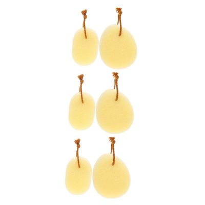 minkissy 6-Piece Bath Exfoliating Sponge Set