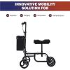 Knee Walker for Children and Adults, Steerable Mobility Aid, Crutch Alternative view 3