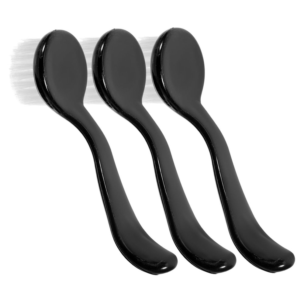 HAKIDZEL Facial Cleansing Brushes, 3-Pack, Nylon Fiber and PVC, for Women and Travel