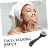 HAKIDZEL Facial Cleansing Brushes, 3-Pack, Nylon Fiber and PVC, for Women and Travel view 2