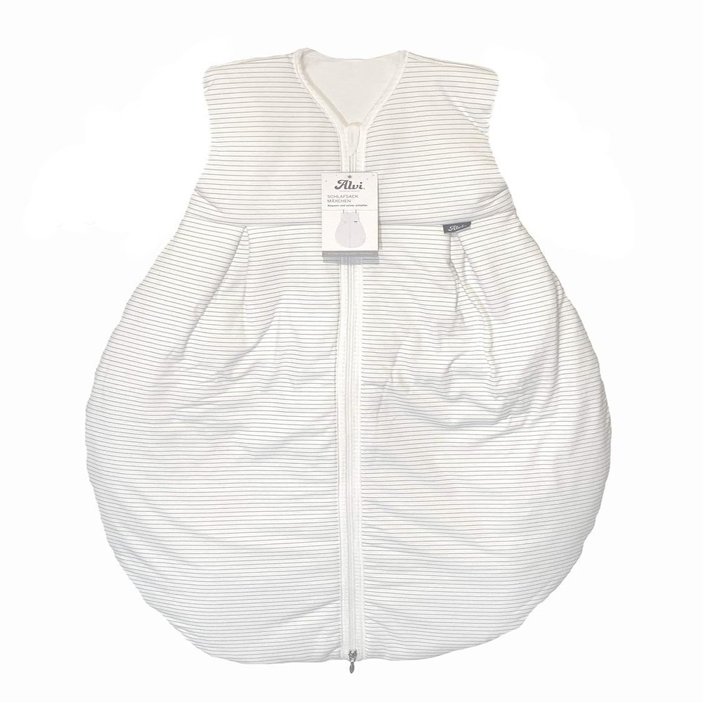 Alvi Mäxchen Light Baby Sleeping Bag & DeinKinderland Spoon, TOG 0.5, Dream Stripes, 70 cm