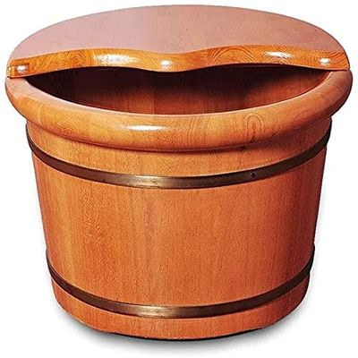 Handcrafted Wooden Foot Bath Tub for Home and Sauna