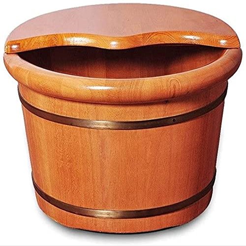 Handcrafted Wooden Foot Bath Tub for Home and Sauna