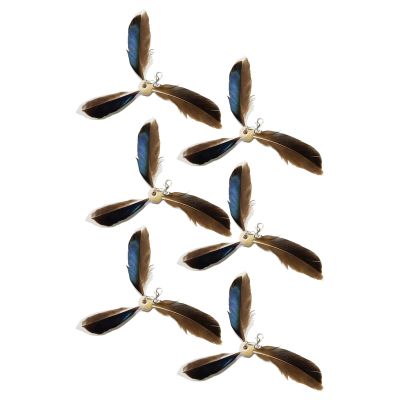 Cat Feather Toy Set, 6-Piece Interactive Cat Teaser