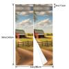 yefan Ranch View Blackout Door Curtains, Room Divider & Kitchen Curtains, 86 x 143 cm, 2 Panels view 3