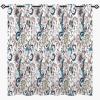 ANHOPE Retro Floral Blackout Thermal Curtains, 2 Panels, 160 x 107 cm view 1