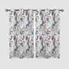 ANHOPE Retro Floral Blackout Thermal Curtains, 2 Panels, 160 x 107 cm view 2