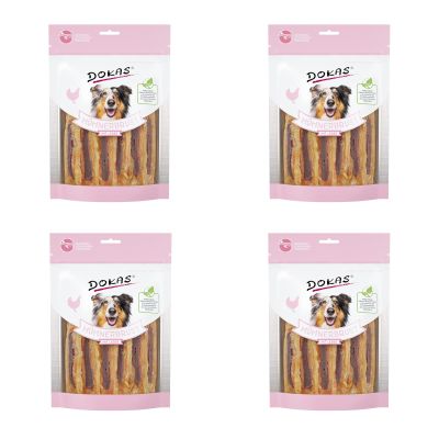 Dokas Chicken Breast with Liver, 4-Pack, 4 x 220 g, Dog Treats