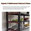 Entryway Shoe Bench with Coat Rack, Shelf, 10 Hooks, and Easy Assembly view 4