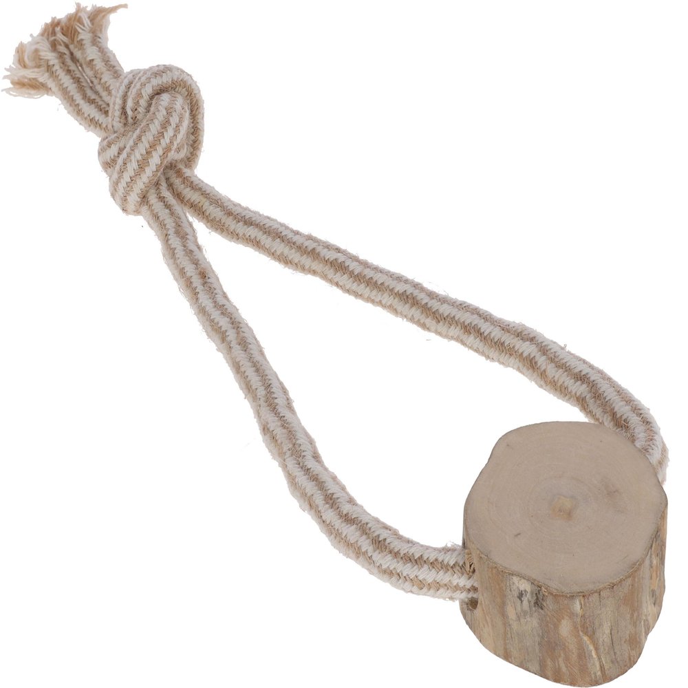 Kerbl Pet Coffee Wood Dog Chew Toy, 27cm