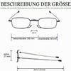 Hubeye Foldable Reading Glasses, +1.00 view 2