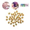 Pyugxab 10-Piece NFC Flash Nail Stickers, LED Bare Chip, Smart Illuminated Nail Lamp, Nail Sticker Enhancement, Red Light view 3