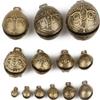 ZQQZEZ Brass Good Luck Jingle Bell Charms for Bracelet and Pet Jewelry Making, 39 mm, 5 Pieces view 2