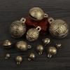 ZQQZEZ Brass Good Luck Jingle Bell Charms for Bracelet and Pet Jewelry Making, 39 mm, 5 Pieces view 4