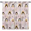 ANHOPE Hedgehog Rainbow Thermal Room-Darkening Curtains, 2-Piece Set, 245 x 200 cm view 2