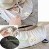 Pawleso XL Stroller Shopping Bag, 70 × 40 cm, Buggy Organizer and Diaper Bottle Storage Bag, Lightweight Waterproof Nylon, Milky/Sea Green view 2