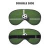 Light-Blocking Green Grass Eye Mask, Soft Adjustable Sleep Mask for Travel view 2