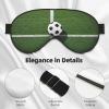Light-Blocking Green Grass Eye Mask, Soft Adjustable Sleep Mask for Travel view 4